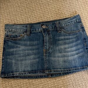Brandy Melville Blue Denim Mini Skirt
